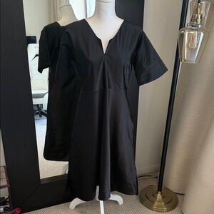 Jil Sander Elegant Black Midi Dress